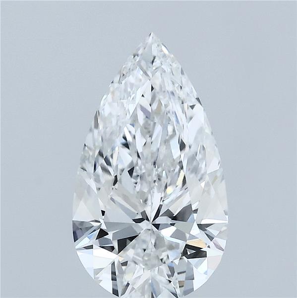 2.02 Carat Pear Shaped, Ideal Cut, D Color, VVS2 Clarity, IGI Certified Lab Grown Diamond