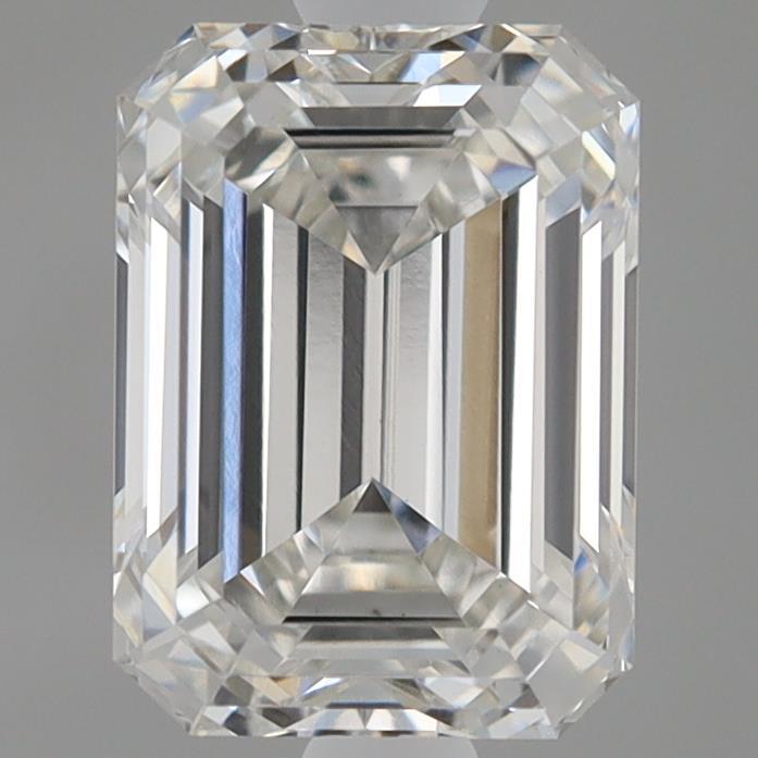 0.94 Carat Emerald Shaped, Ideal Cut, F Color, VVS2 Clarity, IGI Certified Lab Grown Diamond
