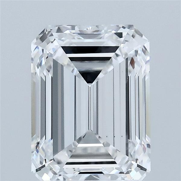 2.09 Carat Emerald Shaped, Ideal Cut, D Color, VS1 Clarity, IGI Certified Lab Grown Diamond