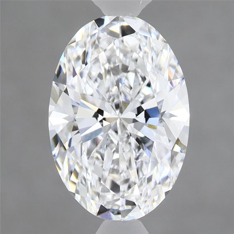 2.10 Carat Oval Shaped, Ideal Cut, D Color, VVS2 Clarity, IGI Certified Lab Grown Diamond