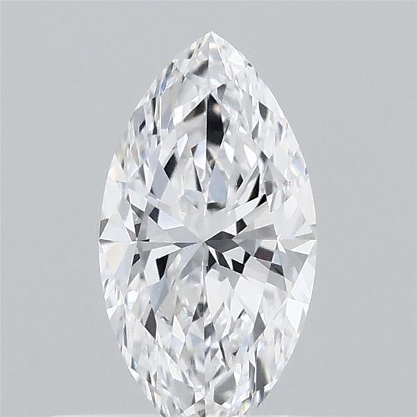 0.46 Carat Marquise Shaped, Excellent Cut, D Color, VVS2 Clarity, IGI Certified Lab Grown Diamond
