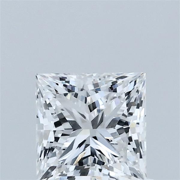 0.92 Carat Princess Shaped, Ideal Cut, D Color, VVS2 Clarity, IGI Certified Lab Grown Diamond