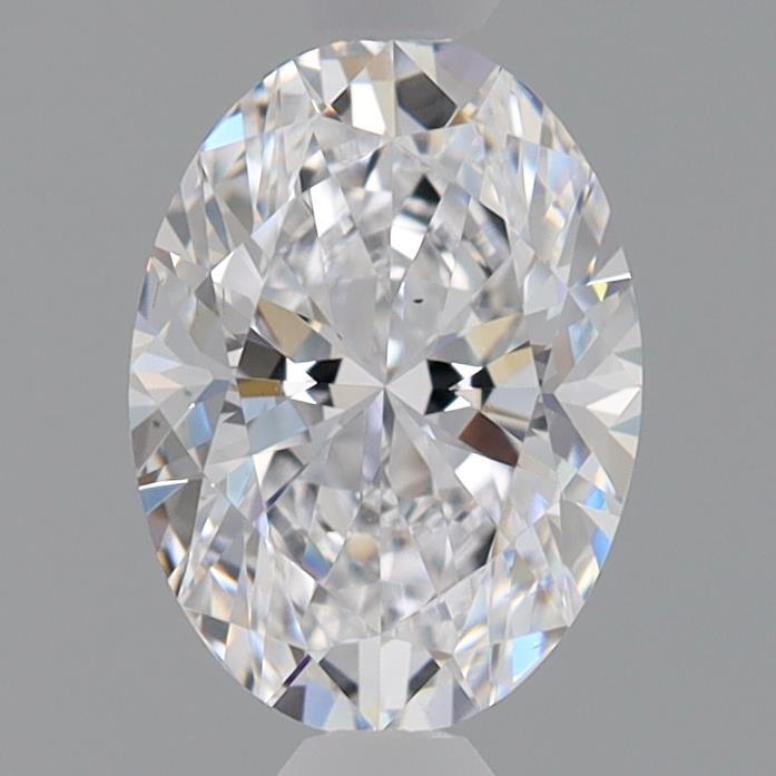 0.98 Carat Oval Shaped, Ideal Cut, D Color, VS2 Clarity, IGI Certified Lab Grown Diamond