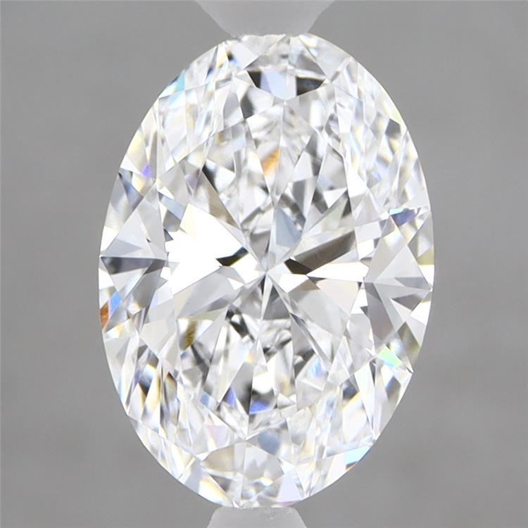2.06 Carat Oval Shaped, Ideal Cut, D Color, VVS2 Clarity, IGI Certified Lab Grown Diamond