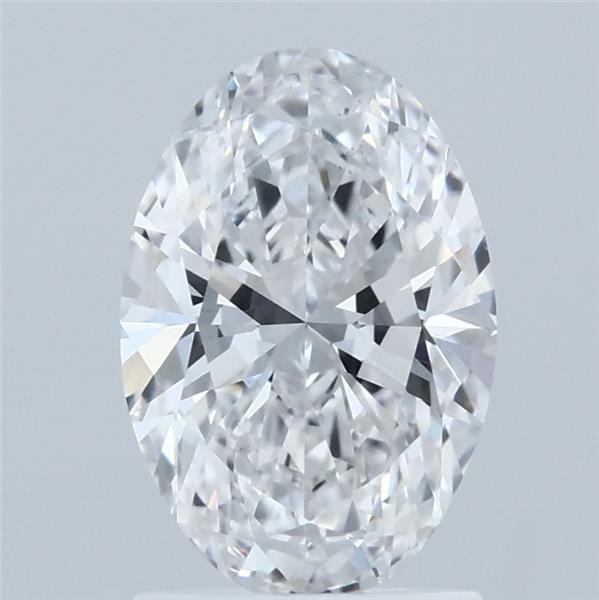 1.52 Carat Oval Shaped, Ideal Cut, D Color, VS1 Clarity, IGI Certified Lab Grown Diamond