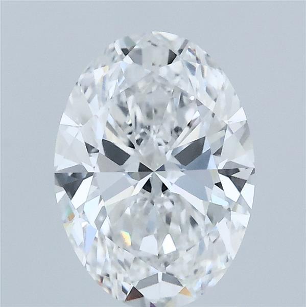 1.50 Carat Oval Shaped, Ideal Cut, D Color, VVS2 Clarity, IGI Certified Lab Grown Diamond