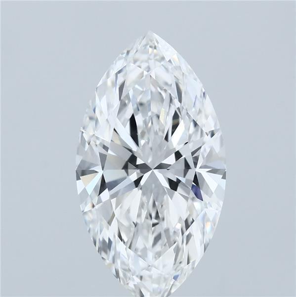 3.11 Carat Marquise Shaped, Ideal Cut, E Color, VVS1 Clarity, IGI Certified Lab Grown Diamond