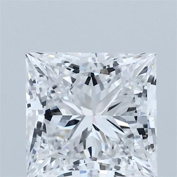 1.51 Carat Princess Shaped, Ideal Cut, D Color, VS1 Clarity, IGI Certified Lab Grown Diamond