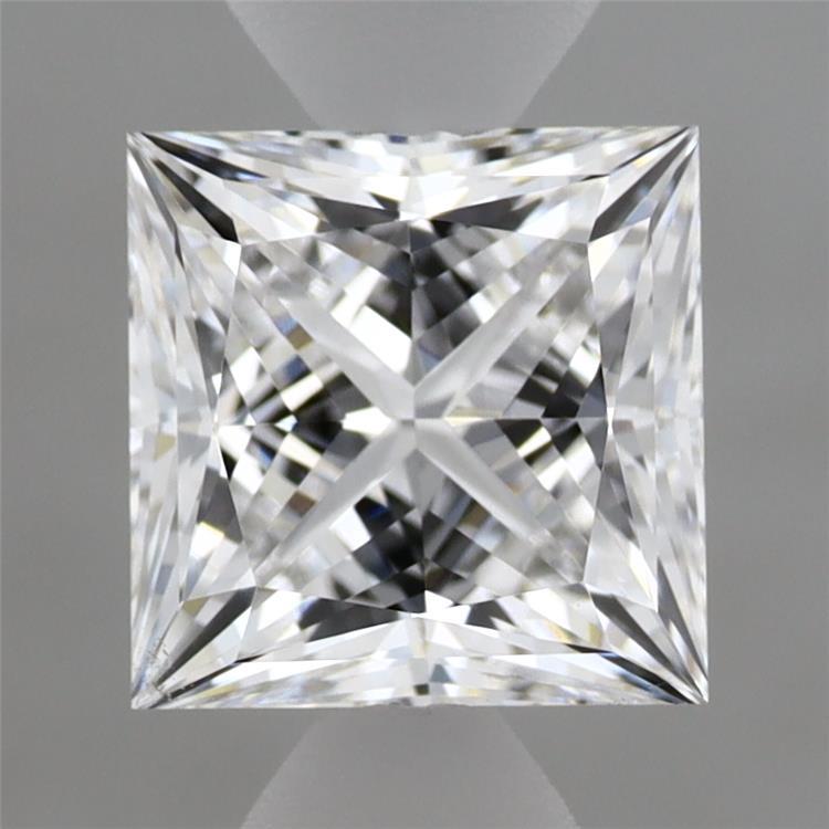 1.54 Carat Princess Shaped, Ideal Cut, D Color, VS1 Clarity, IGI Certified Lab Grown Diamond