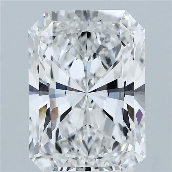2.74 Carat Radiant Shaped, Ideal Cut, E Color, VVS2 Clarity, IGI Certified Lab Grown Diamond