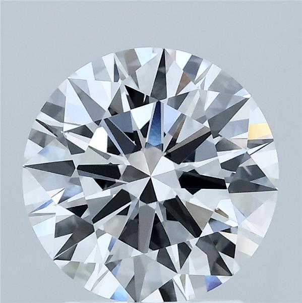 2.09 Carat Round Shaped, Ideal Cut, D Color, VVS1 Clarity, IGI Certified Lab Grown Diamond
