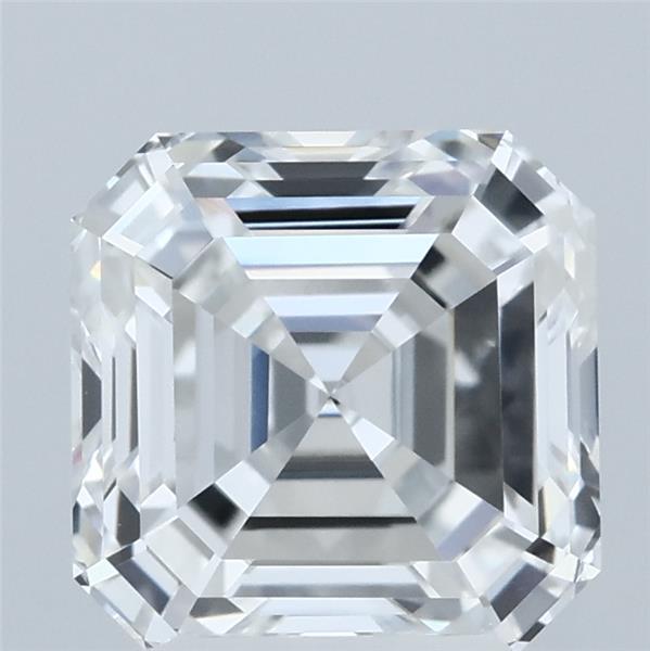 3.10 Carat Asscher Shaped, Ideal Cut, E Color, VVS2 Clarity, IGI Certified Lab Grown Diamond