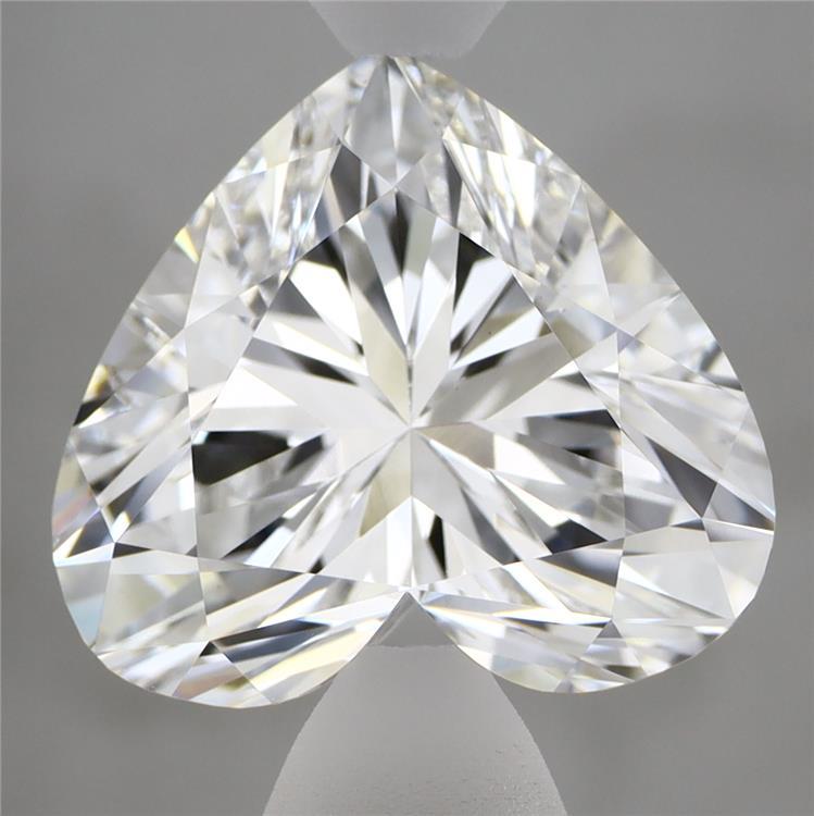 5.08 Carat Heart Shaped, Ideal Cut, D Color, VVS2 Clarity, IGI Certified Lab Grown Diamond