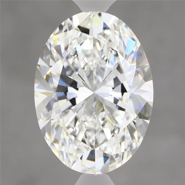 3.08 Carat Oval Shaped, Excellent Cut, F Color, VVS2 Clarity, IGI Certified Lab Grown Diamond