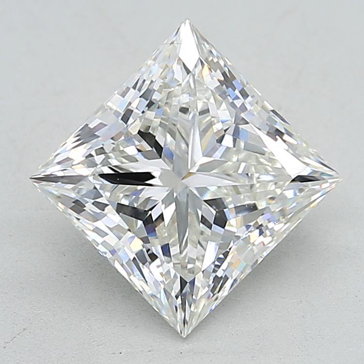 4.04 Carat Princess Shaped, Ideal Cut, G Color, VS1 Clarity, IGI Certified Lab Grown Diamond