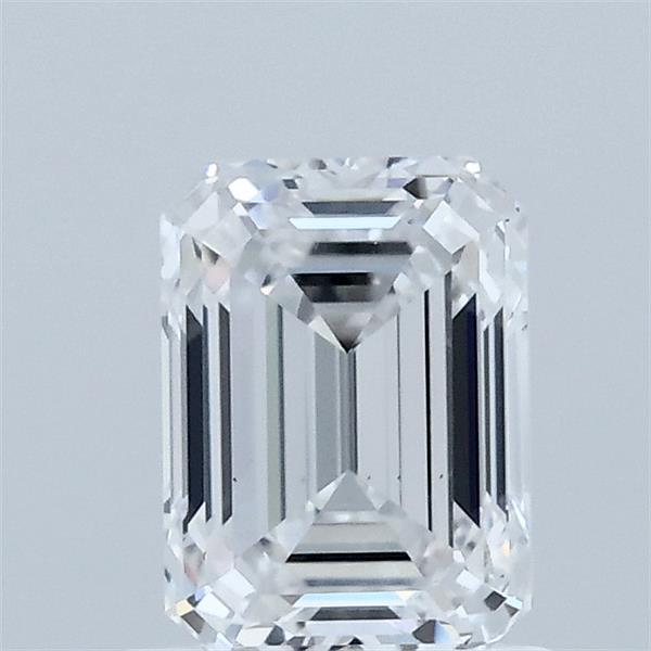1.04 Carat Emerald Shaped, Ideal Cut, D Color, VS1 Clarity, IGI Certified Lab Grown Diamond