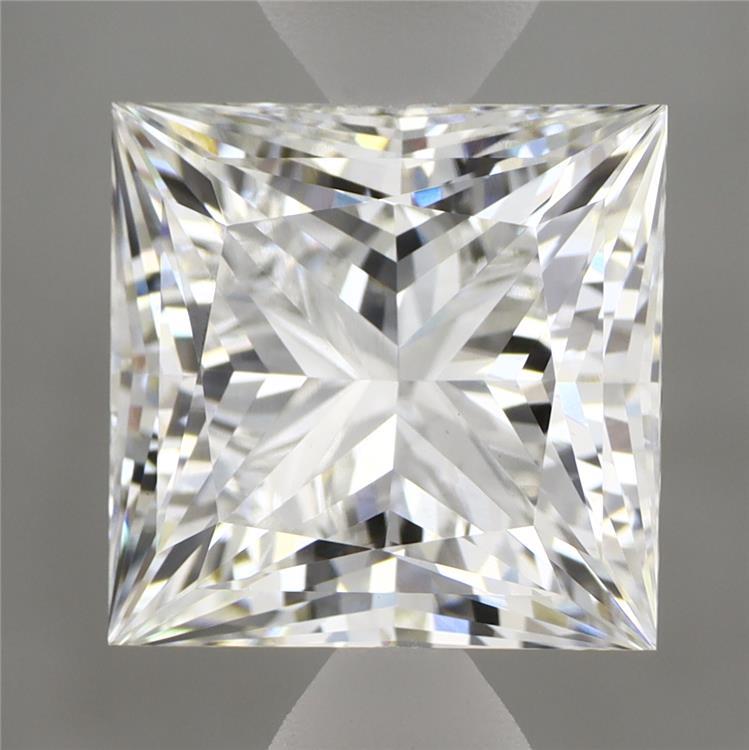 3.72 Carat Princess Shaped, Very Good Cut, E Color, VS1 Clarity, IGI Certified Lab Grown Diamond