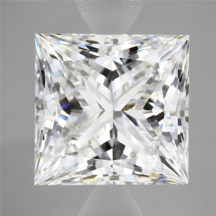 5.07 Carat Princess Shaped, Ideal Cut, E Color, VVS2 Clarity, IGI Certified Lab Grown Diamond