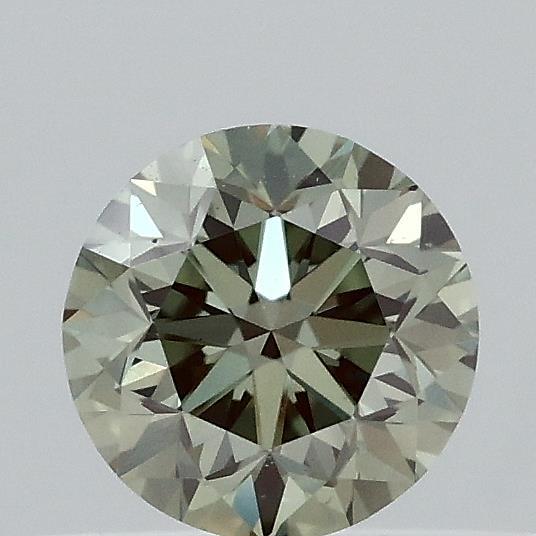 0.39 Carat Round Shaped, Good Cut, FANCY VIVID GREEN Color, VS1 Clarity, IGI Certified Lab Grown Diamond