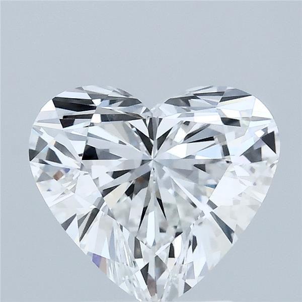 1.92 Carat Heart Shaped, Ideal Cut, D Color, VVS2 Clarity, IGI Certified Lab Grown Diamond
