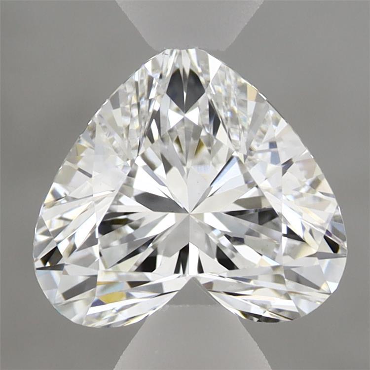 1.58 Carat Heart Shaped, Ideal Cut, D Color, VS1 Clarity, IGI Certified Lab Grown Diamond