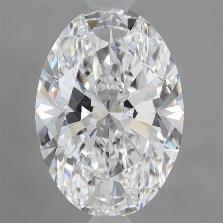 2.06 Carat Oval Shaped, Ideal Cut, D Color, VVS2 Clarity, IGI Certified Lab Grown Diamond