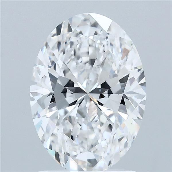 1.80 Carat Oval Shaped, Ideal Cut, D Color, VS1 Clarity, IGI Certified Lab Grown Diamond
