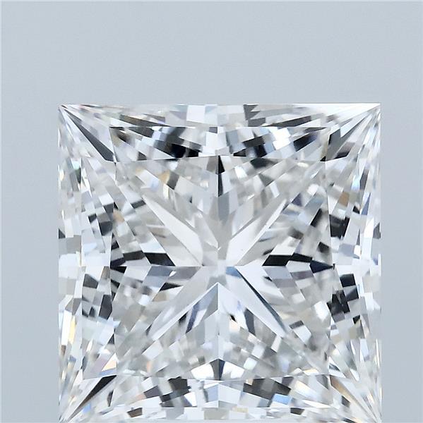 7.01 Carat Princess Shaped, Ideal Cut, F Color, VS1 Clarity, IGI Certified Lab Grown Diamond