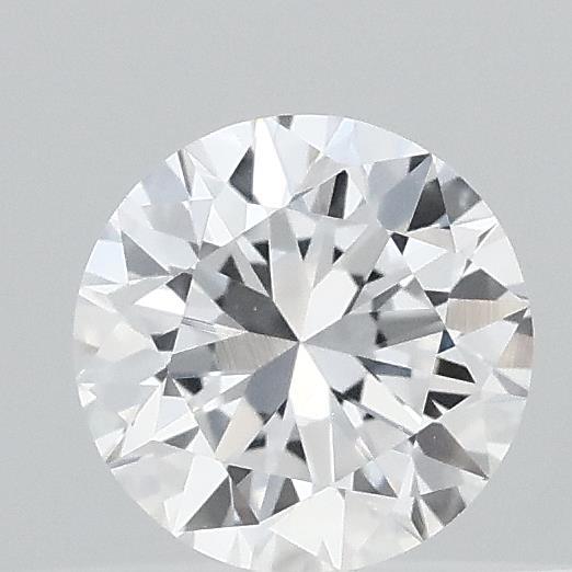 0.38 Carat Round Shaped, Very Good Cut, D Color, VVS2 Clarity, IGI Certified Lab Grown Diamond