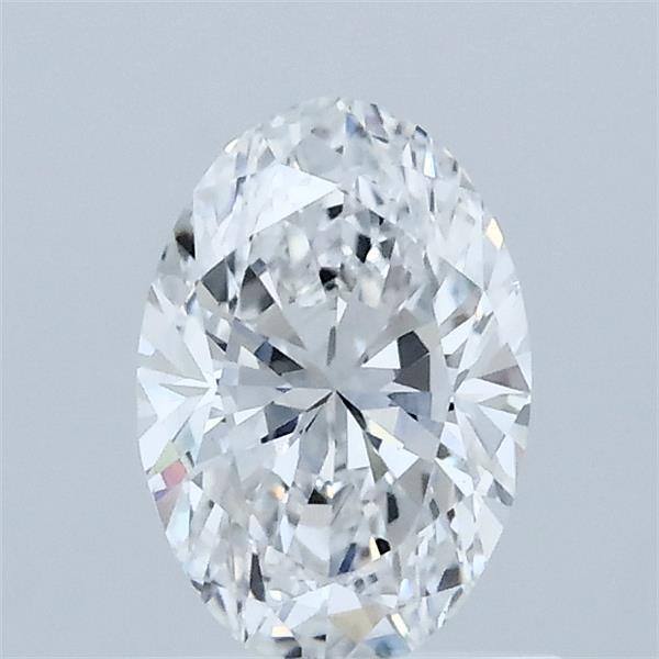 0.76 Carat Oval Shaped, Ideal Cut, D Color, VVS2 Clarity, IGI Certified Lab Grown Diamond