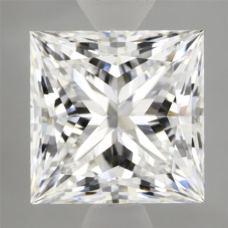 3.58 Carat Princess Shaped, Ideal Cut, E Color, VVS1 Clarity, IGI Certified Lab Grown Diamond