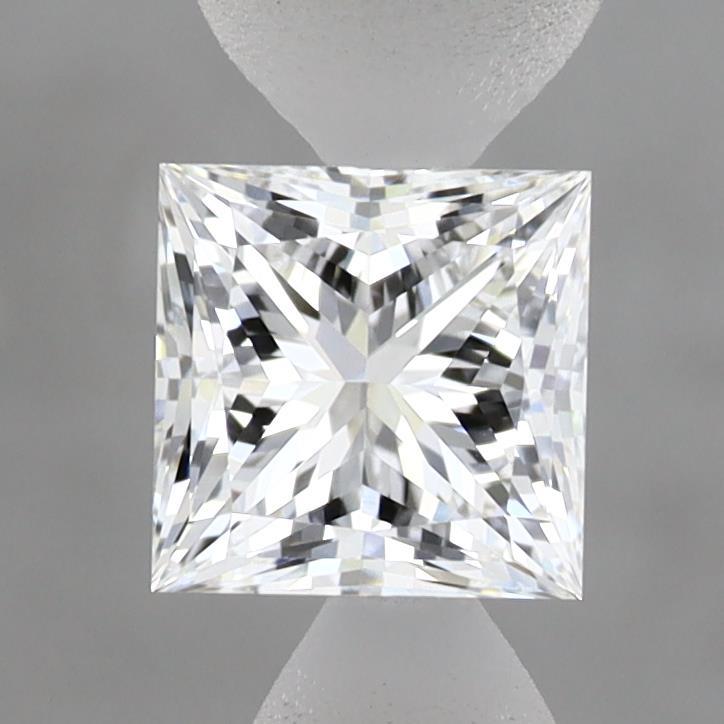 1.00 Carat Princess Shaped, Ideal Cut, D Color, VVS2 Clarity, IGI Certified Lab Grown Diamond