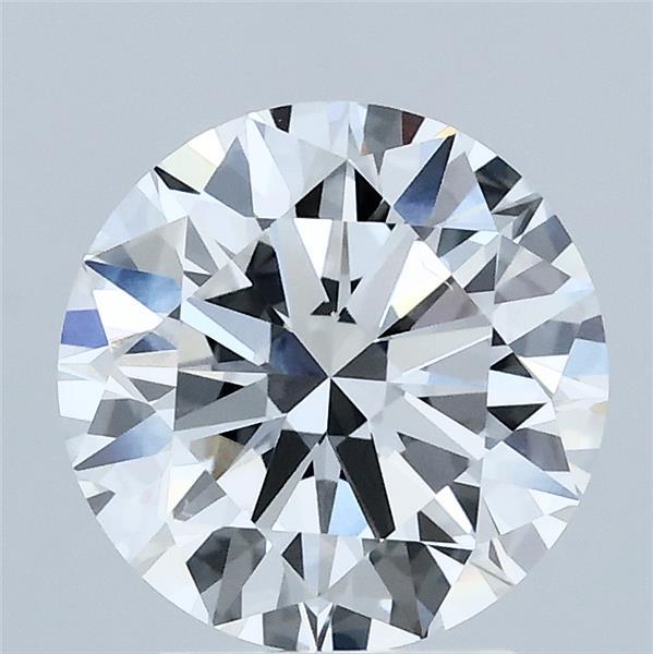 2.21 Carat Round Shaped, Excellent Cut, D Color, VVS2 Clarity, IGI Certified Lab Grown Diamond