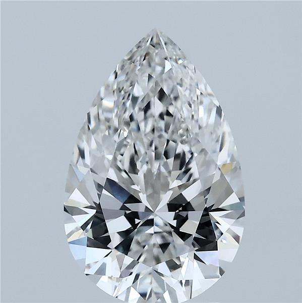 3.01 Carat Pear Shaped, Ideal Cut, E Color, VVS2 Clarity, IGI Certified Lab Grown Diamond