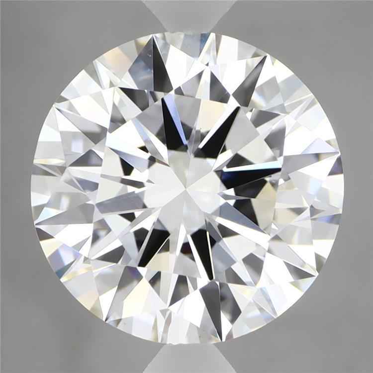 6.02 Carat Round Shaped, Ideal Cut, F Color, VS1 Clarity, IGI Certified Lab Grown Diamond