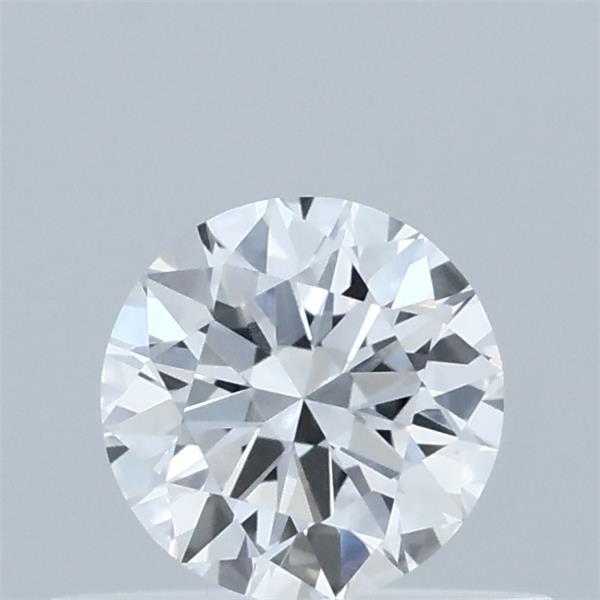 0.38 Carat Round Shaped, Excellent Cut, D Color, VVS2 Clarity, IGI Certified Lab Grown Diamond