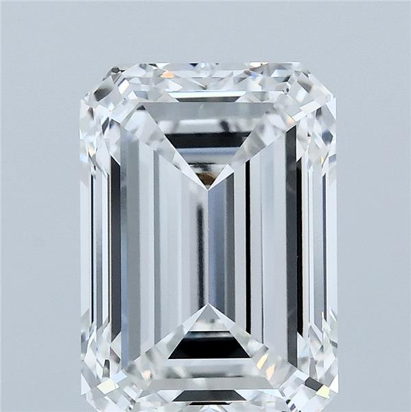 4.01 Carat Emerald Shaped, Ideal Cut, E Color, VVS2 Clarity, IGI Certified Lab Grown Diamond