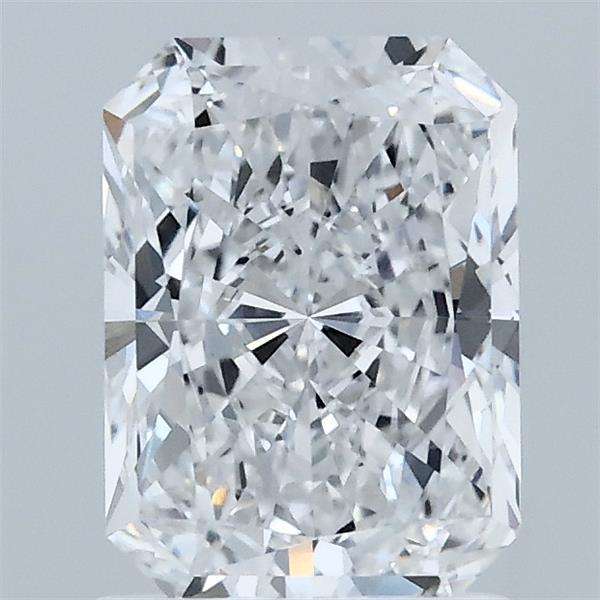 1.51 Carat Radiant Shaped, Ideal Cut, D Color, VS1 Clarity, IGI Certified Lab Grown Diamond