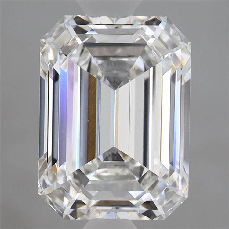3.09 Carat Emerald Shaped, Ideal Cut, F Color, VS1 Clarity, IGI Certified Lab Grown Diamond