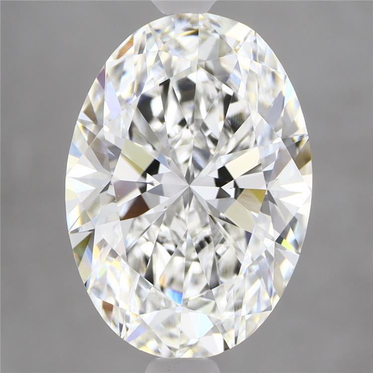 5.01 Carat Oval Shaped, Ideal Cut, F Color, VVS2 Clarity, IGI Certified Lab Grown Diamond