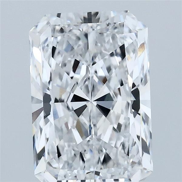 2.06 Carat Radiant Shaped, Ideal Cut, D Color, VVS2 Clarity, IGI Certified Lab Grown Diamond