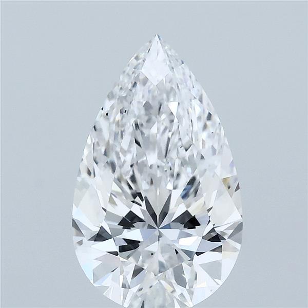 2.04 Carat Pear Shaped, Ideal Cut, D Color, VS2 Clarity, IGI Certified Lab Grown Diamond