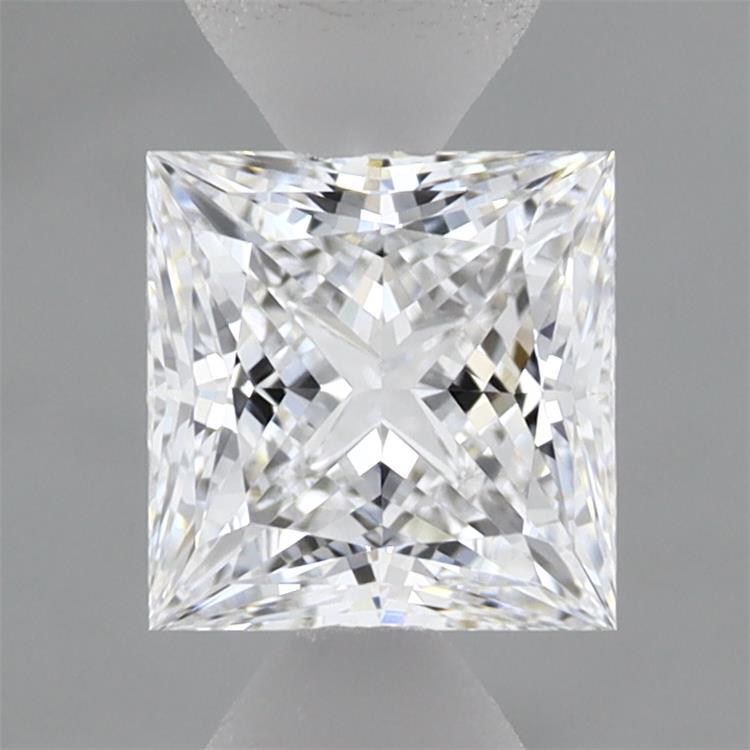 1.02 Carat Princess Shaped, Ideal Cut, D Color, VVS2 Clarity, IGI Certified Lab Grown Diamond