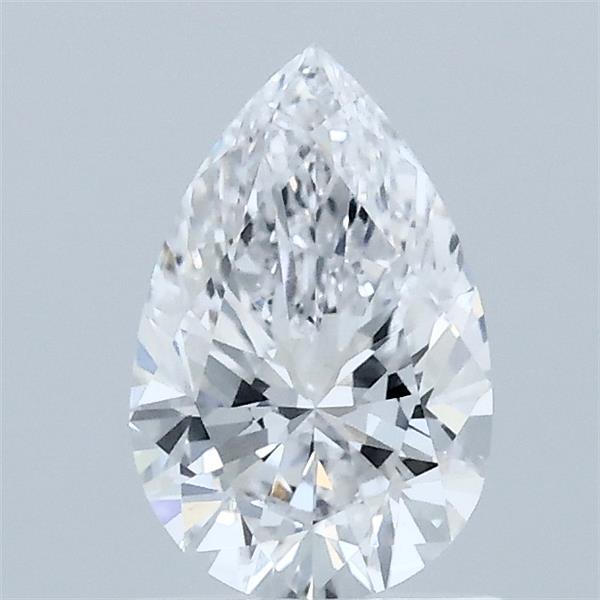 0.76 Carat Pear Shaped, Ideal Cut, D Color, VS1 Clarity, IGI Certified Lab Grown Diamond