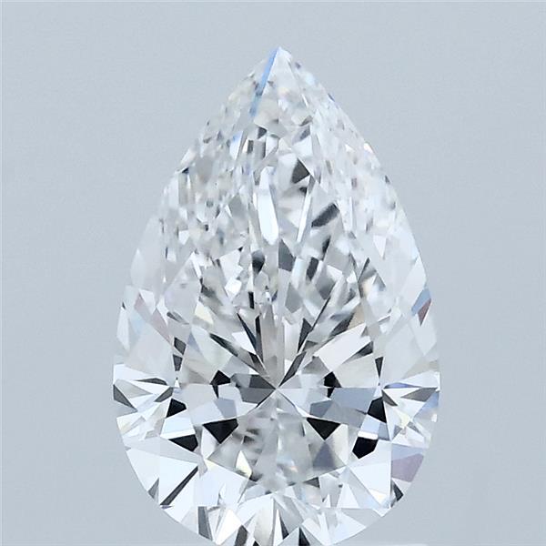 1.50 Carat Pear Shaped, Ideal Cut, E Color, VS1 Clarity, IGI Certified Lab Grown Diamond