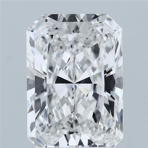 3.08 Carat Radiant Shaped, Excellent Cut, E Color, VVS2 Clarity, IGI Certified Lab Grown Diamond