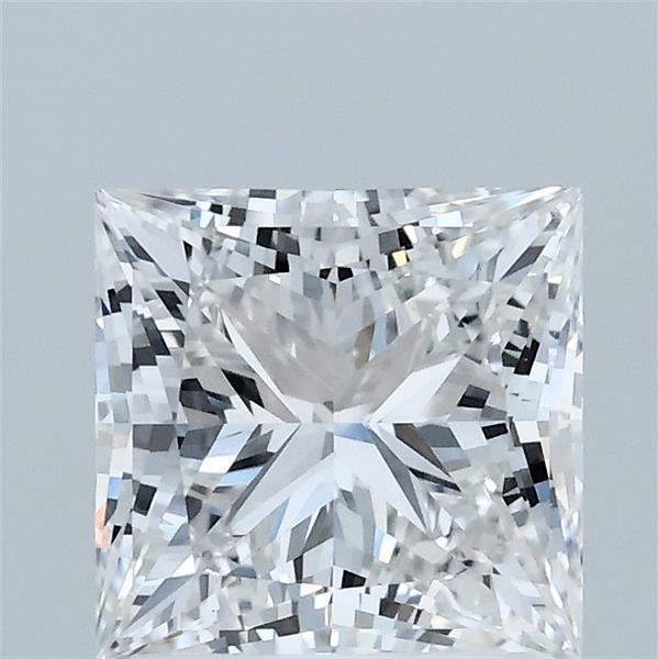 2.04 Carat Princess Shaped, Ideal Cut, E Color, VVS2 Clarity, IGI Certified Lab Grown Diamond