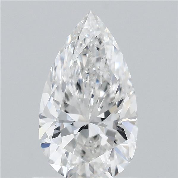 0.92 Carat Pear Shaped, Excellent Cut, F Color, VVS2 Clarity, IGI Certified Lab Grown Diamond