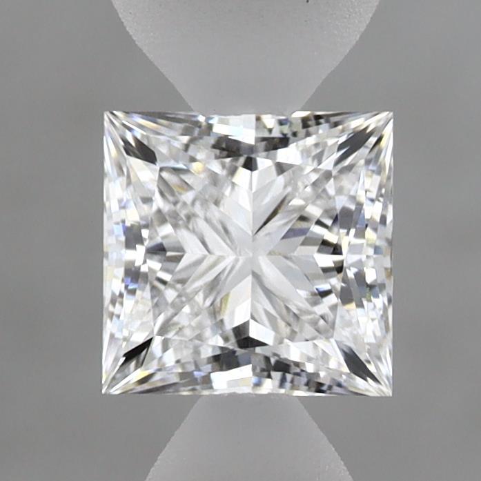 0.91 Carat Princess Shaped, Ideal Cut, E Color, VS1 Clarity, IGI Certified Lab Grown Diamond