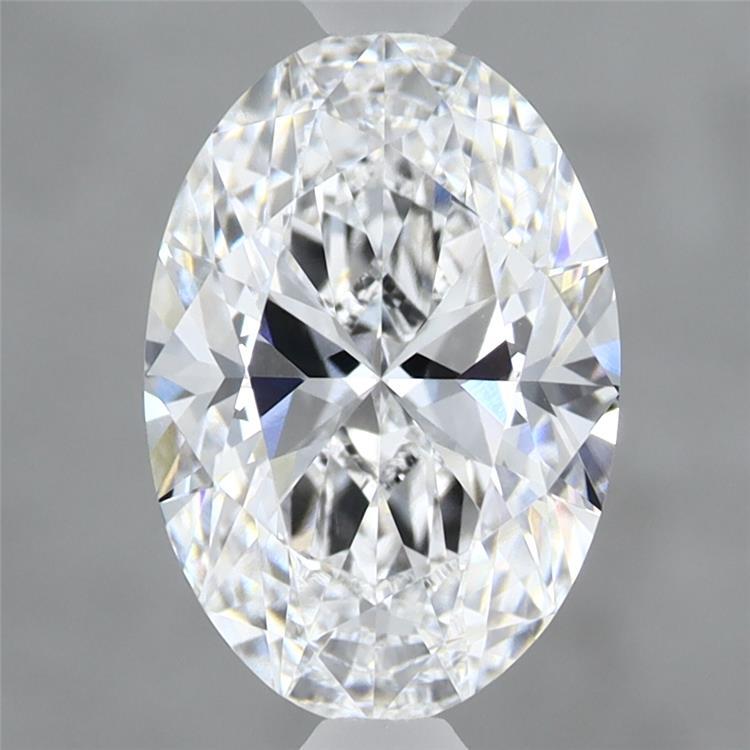 2.10 Carat Oval Shaped, Ideal Cut, D Color, VVS2 Clarity, IGI Certified Lab Grown Diamond